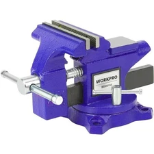 Bench Vise 4-1/2" Vice for Workbench Utility Combination Pipe Vise Woodworking