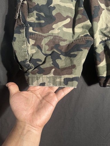 American Eagle Shorts Mens 28 Camo Flex Cargo Ripstop Pockets Outdoor Military - Picture 13 of 18