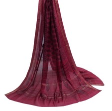 Sushila Vintage Indian Dupatta 100 Pure Cotton Printed Long Stole Hijab