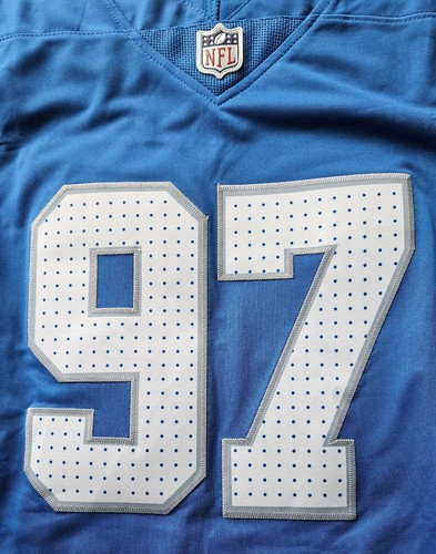 Herren Aiden Hutchinson Detroit Loins Nike NFL NEU mit Etikett Trikot. Größe Large. - Bild 3 von 13