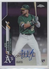 2020 Topps Chrome Rookie Purple Refractor 36/250 Seth Brown #RA-SB Auto 1c7