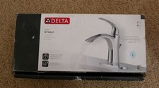 Delta Nyla Single Handle Vessel Bathroom Faucet Chrome Finnish 15708LF Open Box