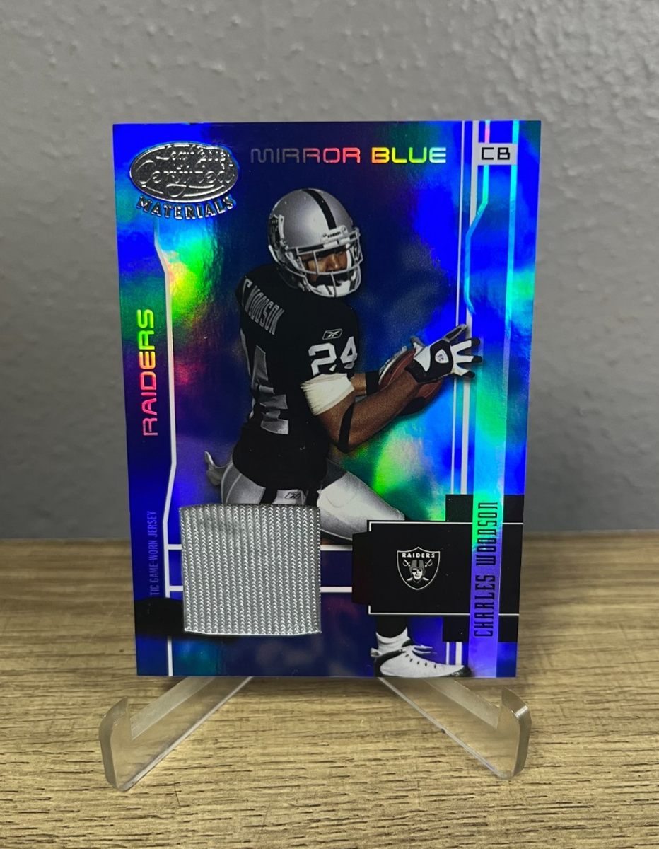 2003 Leaf Certified Materials - Charles Woodson #93 Mirror Blue