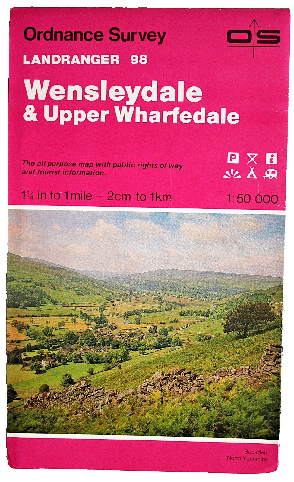 Ordnance Survey Landranger 98 Wensleydale & Upper Wharfedale    2