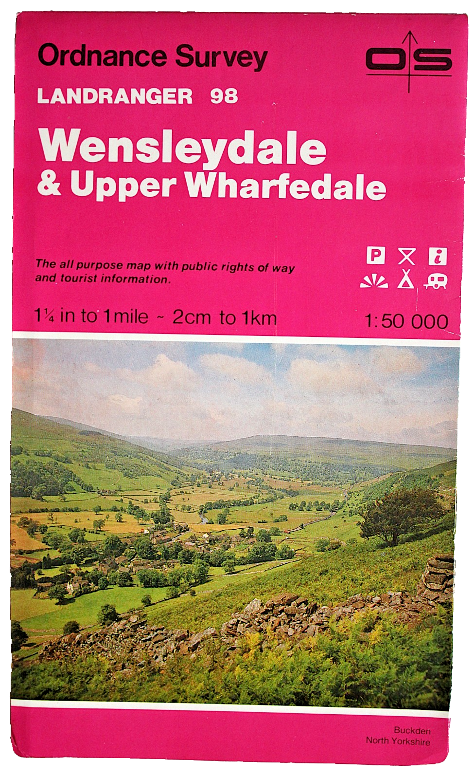 Ordnance Survey Landranger 98 Wensleydale & Upper Wharfedale    2
