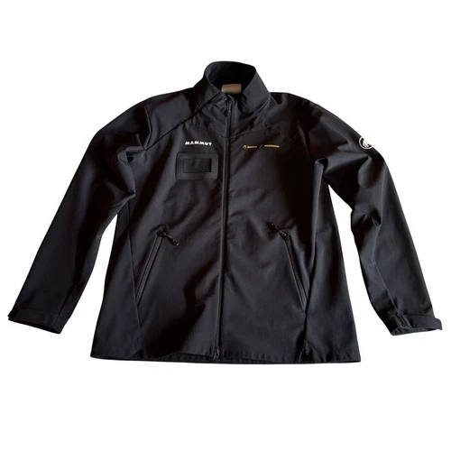 Mammut Softshell Jacket Mens M Black Boreal Woodward Tahoe Ski Resort Full Zip - product listing photo