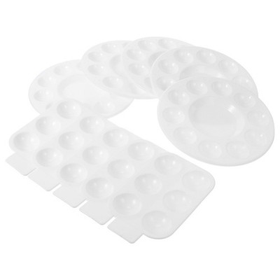 10 Pcs Farbpalette Farben Mischpalette Farbpalettentablett Farbpalettenschalen