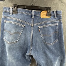 Levis 517 Boot Cut Men Jeans 38x34 Vintage 517-2017 USA Made Blue 80s