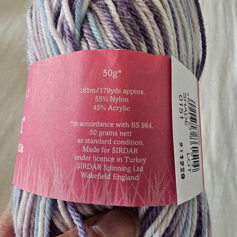 选择颜色 Sirdar Snuggly Crofter Baby Fair Isle Effect DK 纱线 179 年 — 第 3/4 张图片