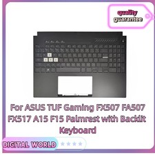 New For ASUS TUF Gaming FX507 FA507 FX517 A15 F15 Palmrest with Backlit Keyboard