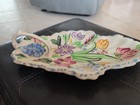 Vintage Blue Ridge Southern Potteries 1950’s Floral Leaf Relish Tray With Handle — photo 7