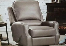 Synergy leather swivel glider recliner