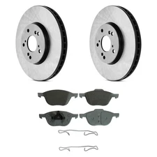 For Ford Escape 13-19 Wagner ThermoQuiet Front Brake Kit w Ceramic Pads