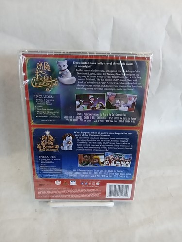 Elf Pets 2in1: Fox Cubs Xmas Tale & Santa's St. Bernard's Save Xmas ~ NEW SEALED - Picture 2 of 2