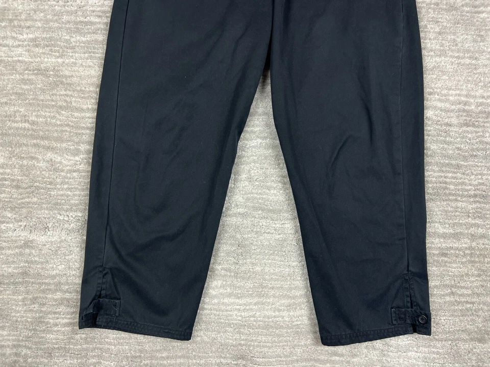 Pantalones chinos Mountain Lake para mujer 6 negros recortados al tobillo Foto 3 de 4