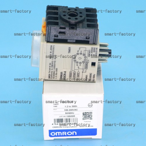 1 Stck. Neu Omron H3CR-A H3CR-A 100-240VAC Zeitrelais 50/60HZ SCHNELLER VERSAND - Bild 3 von 5