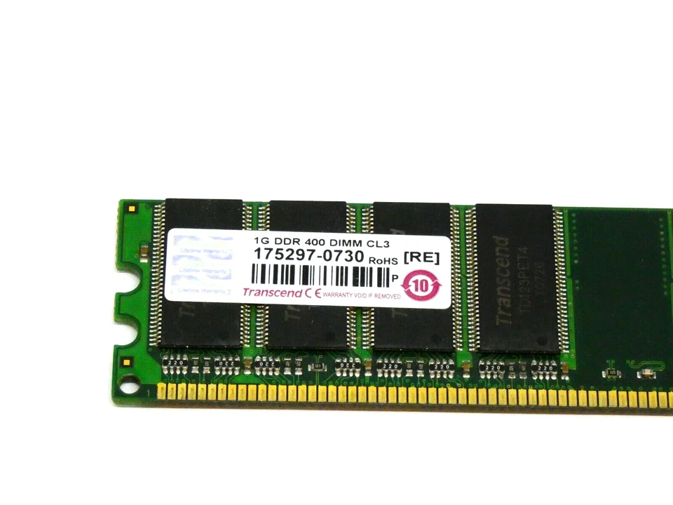 Trandscent  1GB DDR1 CL3 DDR-400MHz Computer Memory  Non-ECC - Image 2 of 2