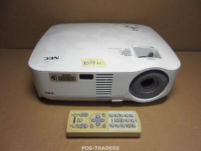 NEC VT595 Projector Beamer 3LCD XGA 2000 LUMENS Excl Remote - 1077 HOURS