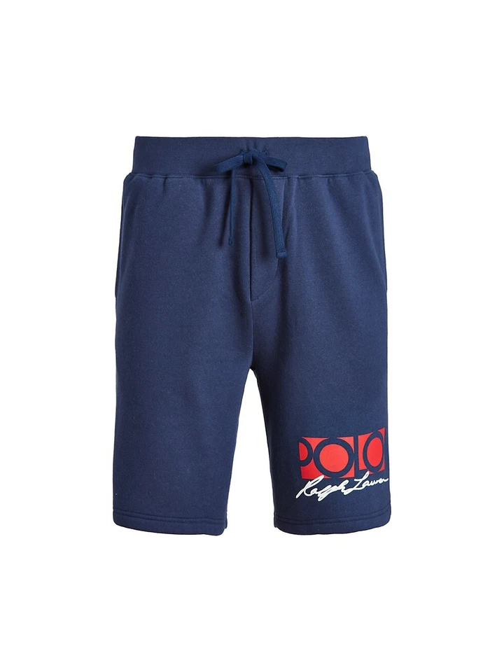 Pantalón Corto Ralph Lauren Polo Logo Newport Algodón Polar Cordón Atlético Playa XXL