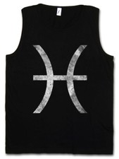 ZODIAC SIGN PISCES TANK TOP VEST Star Sign Astrology Horoscope