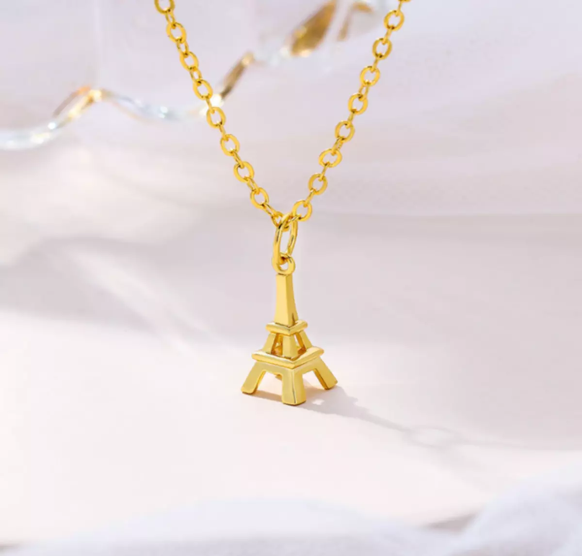 Eiffel tower pendant clearance gold