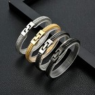 <!--F#f_0-->NEW Mens Bracelet Double Keel Chain Design Stainless Steel Hip Hop Jewelry Gift<!--F/-->