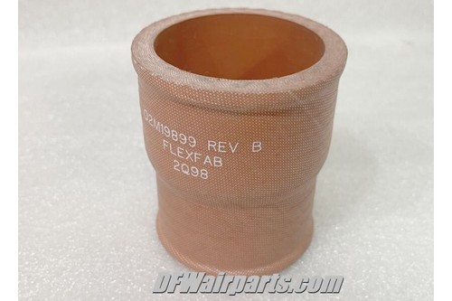 02M19899, 02M19899 Rev B, Lycoming Aircraft Engine Flexfab Hose / 2.00" to 2.25" - Picture 2 of 2