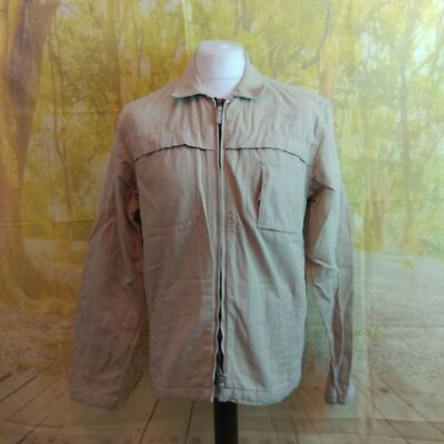 Fat Face Performance Beige 100% Baumwolle Freizeit Sommer Jacke. UK Herren Größe Small