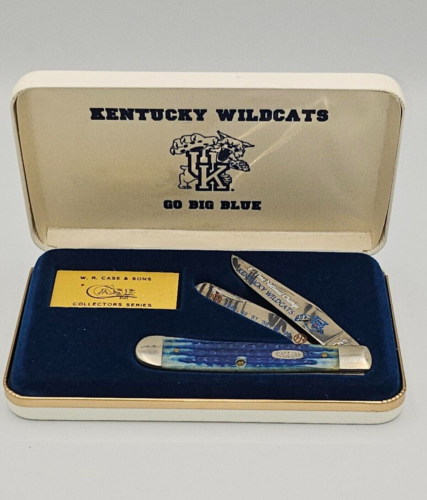 CASE XX UNIV KENTUCKY WILDCATS NATIONAL CHAMPS 1996 KNIFE NEVER USED IN BOX #422