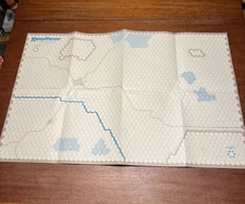 KampfPanzer Armored Combat 1937-1940 SPI Circa 1973 - MAP ONLY in unused shape