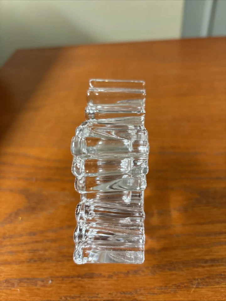 Yankee Candle Glass Cristal Copo de Nieve Té Luz Candelabros, Juego de 2 Foto 2 de 4