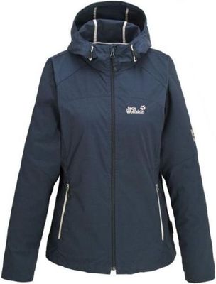 Jack Wolfskin Amber Road Damen Leichte Outdoorjacke *night blue* Gr. L  UVP99,95