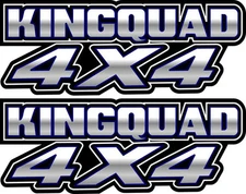 King Quad 4x4 Blue Gas Tank Graphics Decal Sticker Atv Kingquad 750 300 plastic
