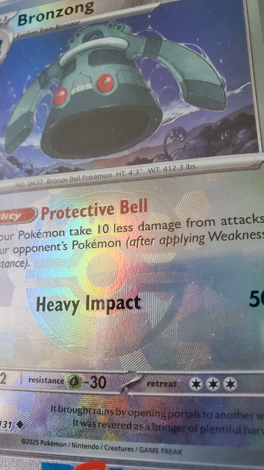 Bronzong Master Ball Pattern 067/131 Prismatic Evolutions Reverse Holo PSA 10 - Image 4 of 4