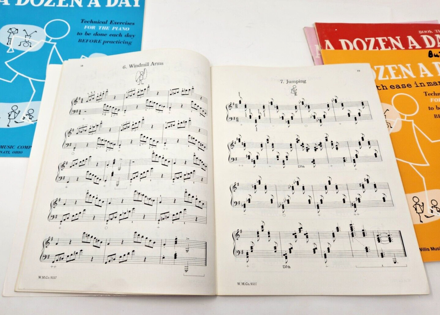 SET 5 LIBRI DI PRATICA PIANOFORTE - Una dozzina al giorno esercizi tecnici per pianoforte foto 4