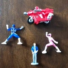 Vintage Mighty Morphin Power Rangers Galoob Micro Machines Figures Pink & Blue