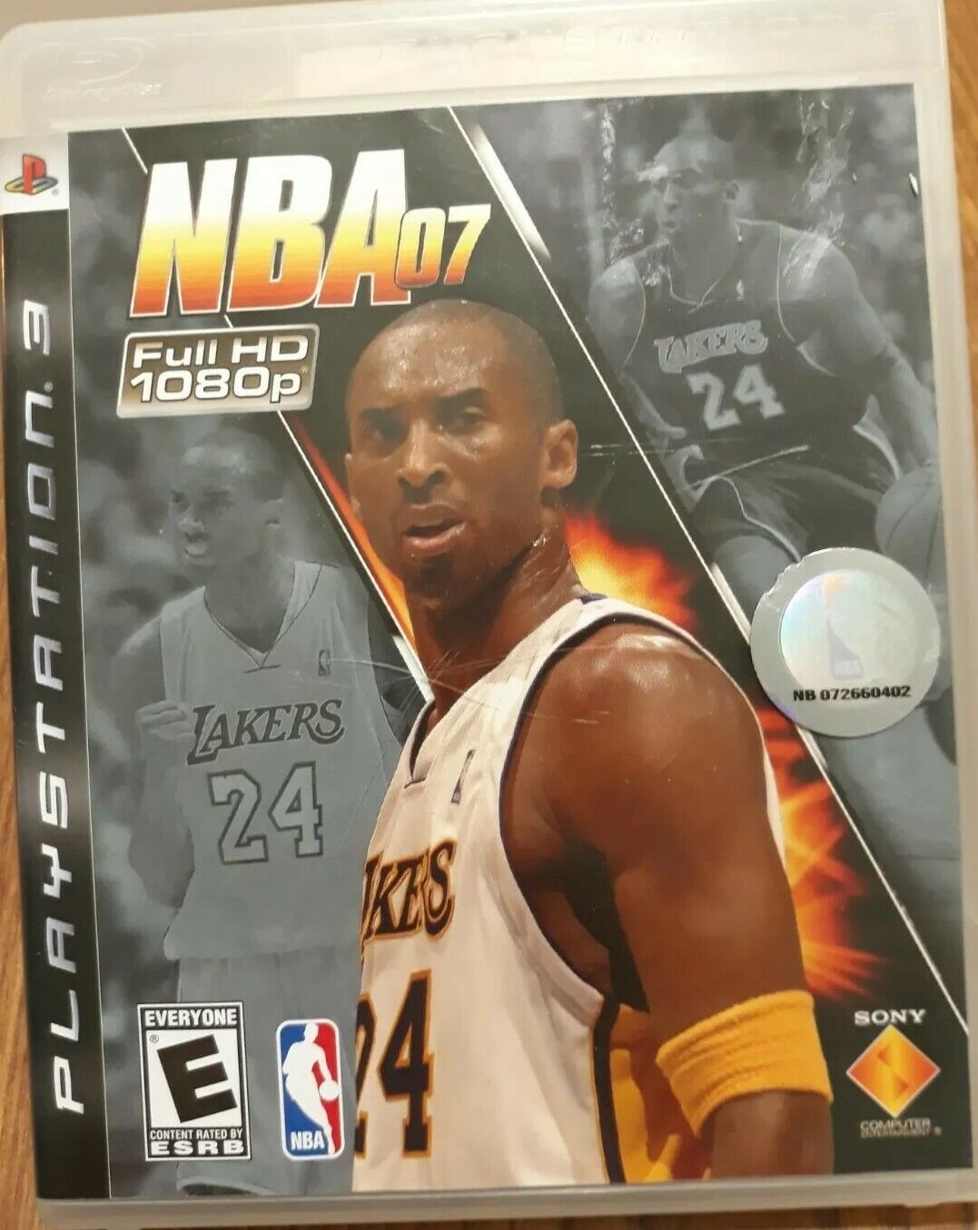Mondwater Omtrek contact PlayStation 3 PS3 NBA07 Kobe Bryant Cover Full HD 1080p Video Game | eBay