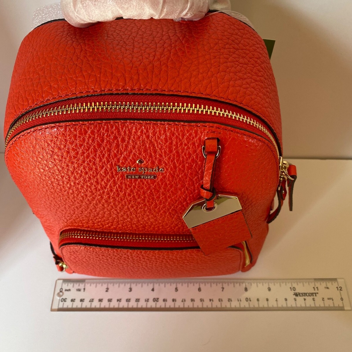 NWT Kate Spade Carter Street Caden Picnic Red (Orange