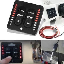 15170-001 LED Indicator Integrated Tactile Trim Tab Switch Kit for Lenco Marine 