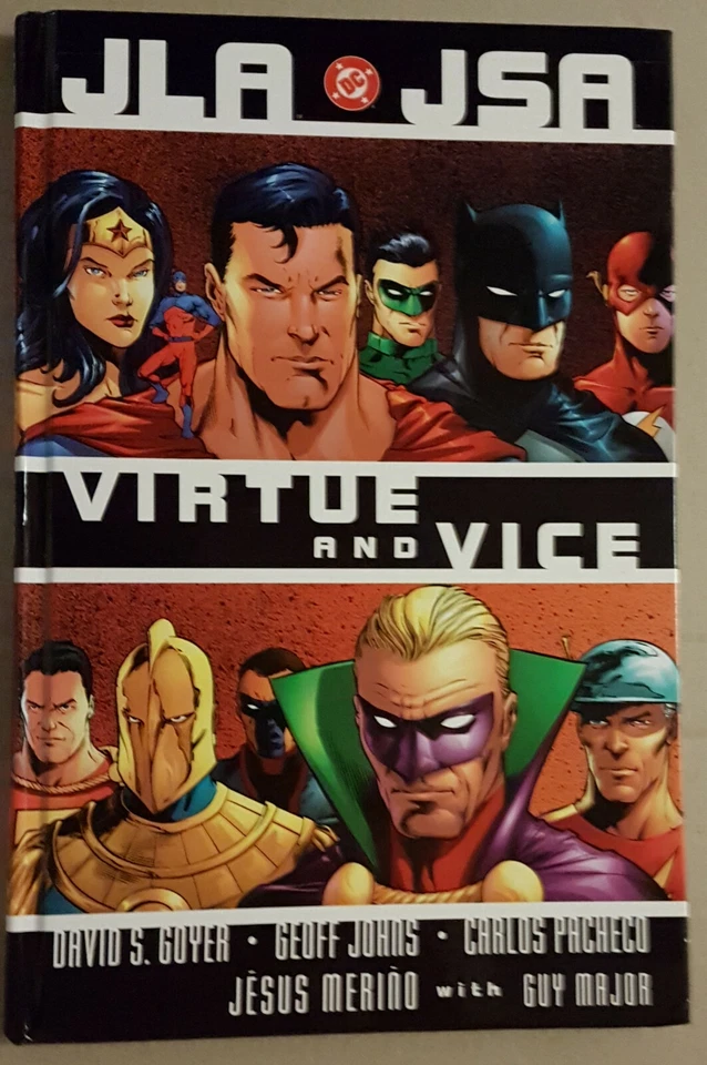 JLA  / JSA Virtue and Vice Hardcover 2005 DC Comics US - Photo 1/1
