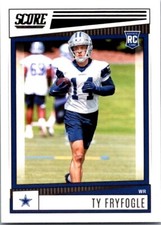Ty Fryfogle 2022 Score  #396 Dallas Cowboys