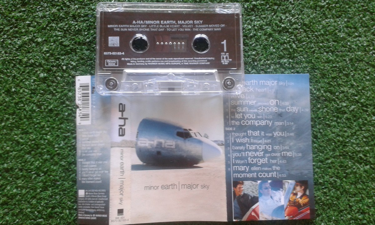 A-HA **Minor Earth, Major Sky** ORIGINAL & SCARCE Germany CASSETTE