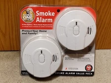 Kidde Smoke Alarm Code One 2-Pack i9010 10-Year Battery New Sealed