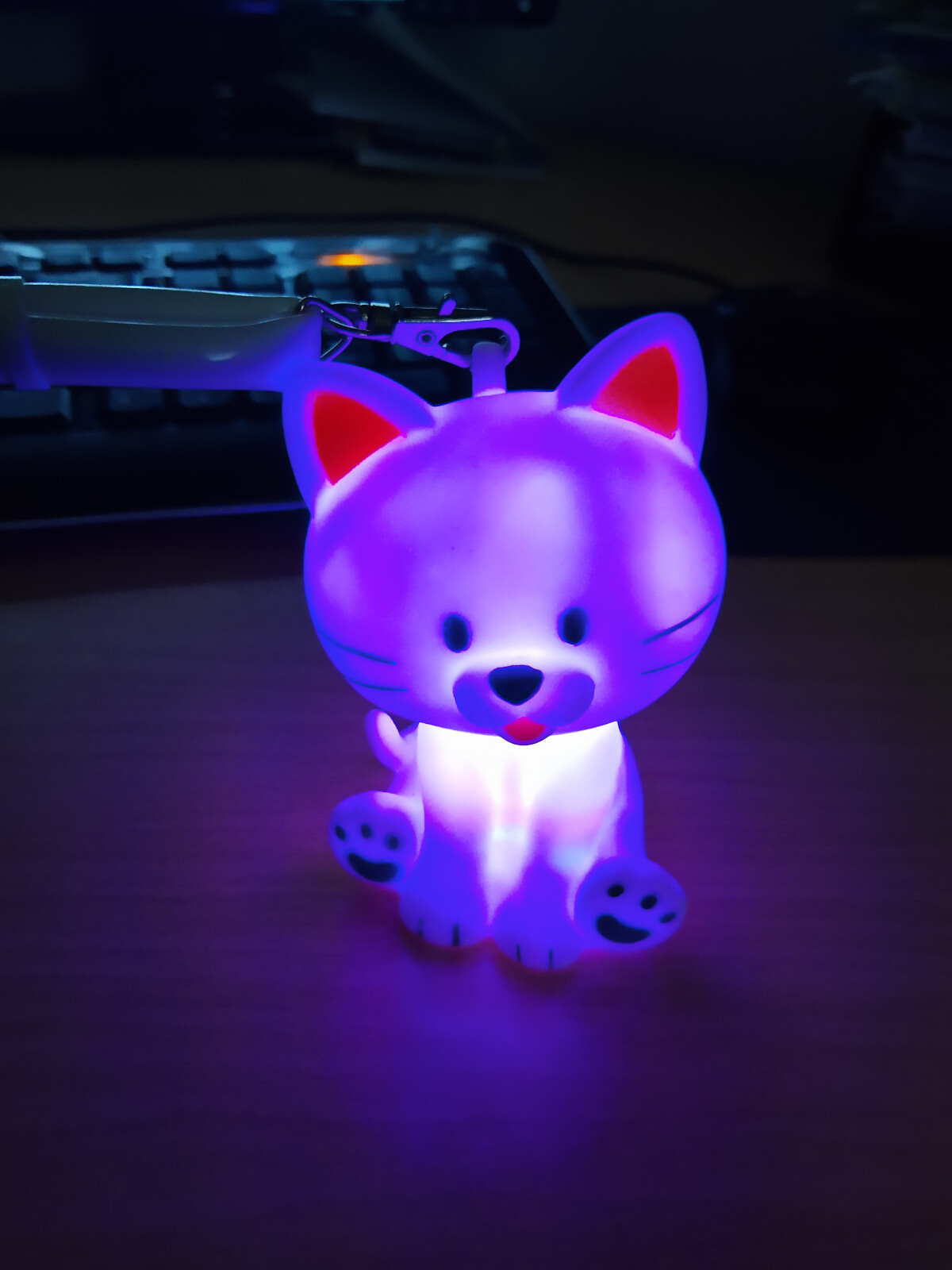 Concert WHITE CAT Multi-Function GLOW Necklace fo… - image 3