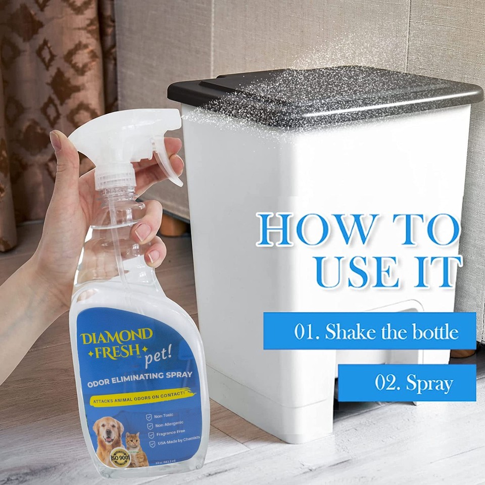 Pet Odor Spray for Dog & Cat, Pet Urine Eliminator for Home, Pee