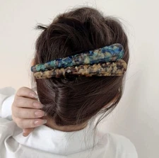 Large Horn Hair Clip 13.5cm Secure Hold Duckbill Clip for Thick Hair, Daily Use