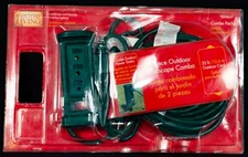 Outdoor Power 3 Outlet and 35 Ft Cord OUTDOOR LIVING