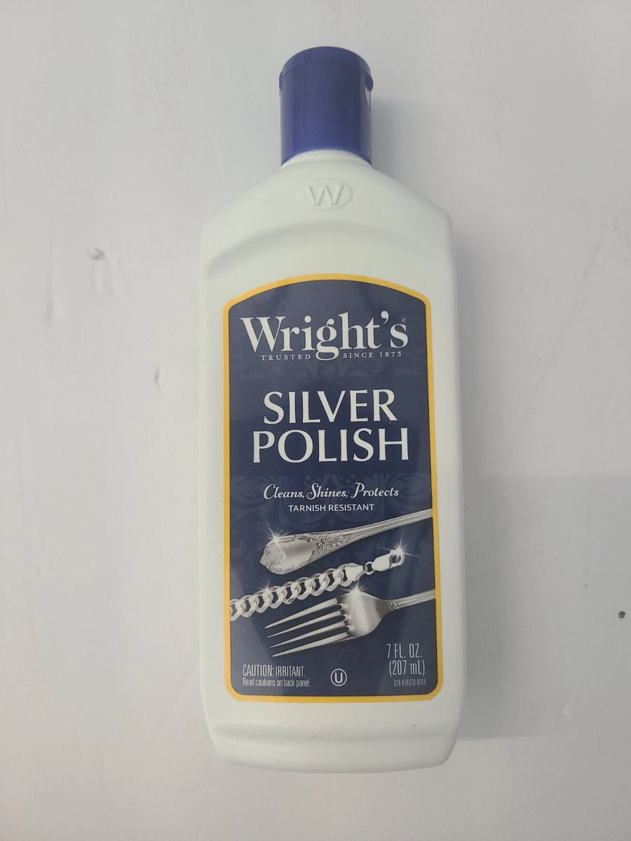 Wright's Anti Tarnish for Sterling Silver, Silver Plate Polish Cleaner 7 oz  NEW