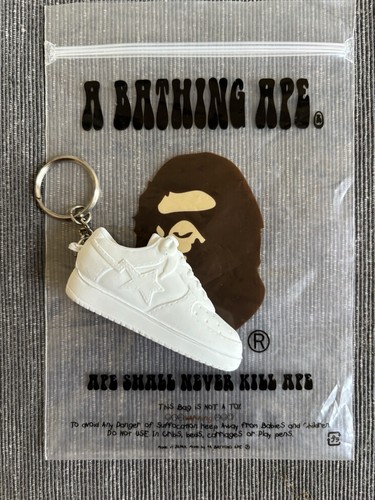 A Bathing Ape Bapesta Soft White Keychain - BAPE Japan - Nigo - 第 3/4 張圖片