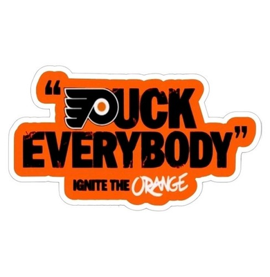 #ad Philadelphia Flyers Sticker Ignite The Orange NHL Hockey Die Cut Laminated $3.20